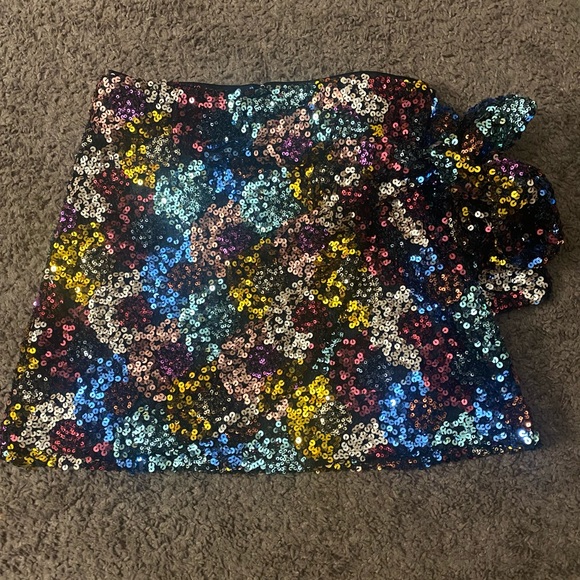 Lulus Multi Color Sequin Mini Skirt - Picture 5 of 10